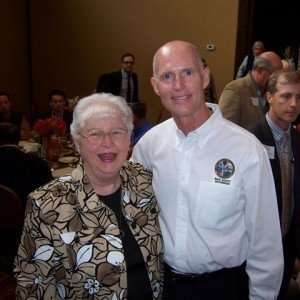 Betty Ashlock and Gov. Scott 10/11/2011