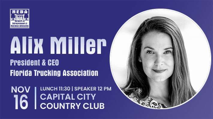 Alix Miller, CEO of Florida Trucking Association - November 2021 Speaker